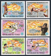 Chad 287 A/K,287M Sheet.Michel 627-632,Bl.55. Olympics Munich-1972.Gold Medals. - Tsjaad (1960-...)