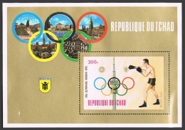 Chad 268-C137,C138-C139 Sheets,MNH. Olympics Munich-1972.TV Tower,sports.Fencing - Tsjaad (1960-...)