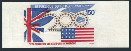 Chad C173 Imperf,MNH.Michel 724B. American Bicentennial,1976.Flag. - Tsjaad (1960-...)