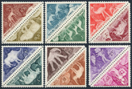 Chad J23-J34, MNH. Michel P23-P34. Due Stamps 1962. Tibesti Pictographs,Animals. - Chad (1960-...)