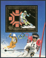 Chad 447B, MNH.Michel 975 Bl.161. Winter Olympics Sarajevo-1984.Slalom. - Tchad (1960-...)