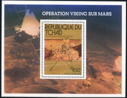 Chad C194,MNH.Michel 752 Bl.66. Viking Mars Project,1976. - Tsjaad (1960-...)