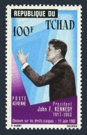 Chad C20, C20a Sheet, MNH. Michel 126, Bl.2. John F. Kennedy, 1964. - Tsjaad (1960-...)