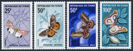 Chad 159-162, MNH. Michel 209-210. Butterflies 1968. - Tschad (1960-...)