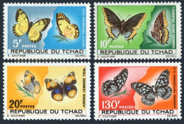 Chad 139-142, MNH. Michel 174-177. Butterflies 1967. - Tchad (1960-...)