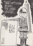 SOLDIERS HUMOUR Militaria Vintage Postcard CPSM #PBV823.A - Humoristiques