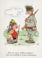 SOLDIERS HUMOUR Militaria Vintage Postcard CPSM #PBV818.A - Humorísticas