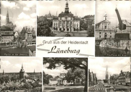 72541138 Lueneburg Partie An Der Ilmenau Blick Vom Kalkberg Badehaus Am Sande Ka - Lüneburg