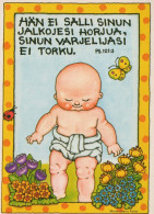 CHILDREN HUMOUR Vintage Postcard CPSM #PBV358.A - Humorvolle Karten