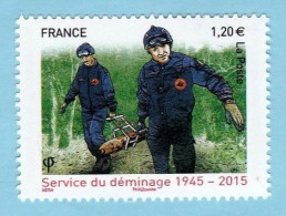 N° 4927  Neuf ** TTB Sevice De Déminage Tirage 1 000 000 Exemplaires - Unused Stamps
