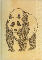PANDAS GEBÄREN Tier Vintage Ansichtskarte Postkarte CPSM #PBS084.A - Bären
