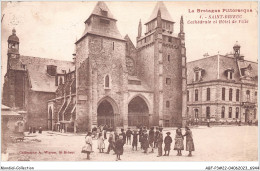 ABFP3-22-0177 - SAINT-BRIEUC - Cathedrale Et Hotel De Ville  - Saint-Brieuc