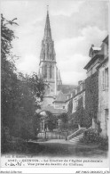 ABFP1-22-0060 - QUINTIN - Le Clocher De L'Eglise Paroissiale-Vue Prise Du Jardin Du Chateau - Quintin