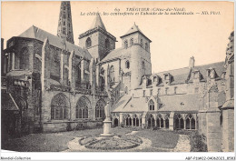 ABFP11-22-0998 - TREGUIER - Le Cloitre -Les Contreforts Et L'Abside De La Cathedrale  - Tréguier