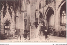 ABFP11-22-1001 - TREGUIER - Cathedrale -Statue Et Tombeau De Saint Yves - Tréguier