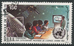 Djibouti C165, CTO. Mi 348. UN Conference On Peaceful Uses Of Outer Space, 1982. - Dschibuti (1977-...)