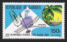 Djibouti C128, MNH. Michel 265. Olympics Lake Placid-1980. Skis, Sleds.  - Dschibuti (1977-...)