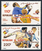 Djibouti C153-C154, MNH. Michel 325-326. World Soccer Cup Spain-1982. - Dschibuti (1977-...)