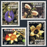 Djibouti 538-541,MNH.Michel 321-324. Flowers 1981.Clitoria Ternatea,Acacia. - Djibouti (1977-...)