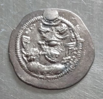 Persian Sassanian Empire AR Drachm, Piruz I (459-484 AD), Mint  AW - Irán