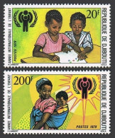 Djibouti 489-490,MNH.Michel 241-242. IYC-1979.Children,Mother. - Djibouti (1977-...)