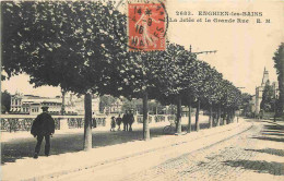 95 - Enghien Les Bains - La Jetée Et La Grande Rue - Animée - Correspondance - CPA - Oblitération Ronde De 1916 - Voir S - Enghien Les Bains