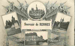 35 - Rennes - Souvenir De Rennes - Multivues - CPA - Voir Scans Recto-Verso - Rennes