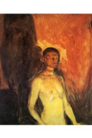 Art - Peinture - Edvard Munch - L'enfer - Autoportrait - CPM - Carte Neuve - Voir Scans Recto-Verso - Malerei & Gemälde
