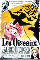 Cinema - Les Oiseaux - Alfred Hitchcock - Illustration Vintage - Affiche De Film - CPM - Carte Neuve - Voir Scans Recto- - Afiches En Tarjetas