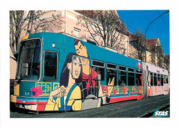 Trains - Tramways - Saint Etienne - 8e Tramway Décoré Sur Le Réseau STAS Pour La Sortie De Pocahontas De Walty Disney -  - Tramways