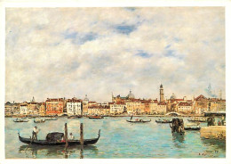 Art - Peinture - Eugène Boudin - Venise - Quai Des Esclavons - 1895 - CPM - Carte Neuve - Voir Scans Recto-Verso - Malerei & Gemälde