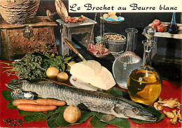 Recettes De Cuisine - Brochet Au Beurre Blanc - Carte Neuve - Gastronomie - CPM - Voir Scans Recto-Verso - Recipes (cooking)