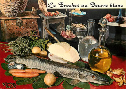 Recettes De Cuisine - Brochet Au Beurre Blanc - Carte Neuve - Gastronomie - CPM - Voir Scans Recto-Verso - Recettes (cuisine)