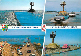 Automobiles - Ile De Noirmoutier - Le Passage Du Gois - Multivues - CPM - Voir Scans Recto-Verso - Voitures De Tourisme