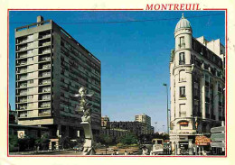 93 - Montreuil Sous Bois - La Croix De Chavaux - Immeubles - Flamme Postale - CPM - Voir Scans Recto-Verso - Montreuil