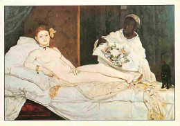 Art - Peinture - Edouard Manet - Olympia - Description De La Carte Au Dos - Carte Neuve - CPM - Voir Scans Recto-Verso - Peintures & Tableaux