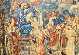 Art - Tapisserie Religieuse - Cathédrale De Reims - Tapisseries De La Vie De La Vierge - La Fuite En Egypte - CPM - Voir - Tableaux, Vitraux Et Statues