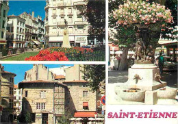 42 - Saint-Etienne - Multivues - Fleurs - Carte Neuve - CPM - Voir Scans Recto-Verso - Saint Etienne