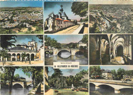 12 - Villefranche De Rouergue - Multivues - Mention Photographie Véritable - Carte Dentelée - CPSM Grand Format - Voir S - Villefranche De Rouergue