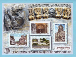 N° F 4949  Neuf ** TTB Les Chemins De Saint Jacques De Compostelle Tirage 825  000 Exemplaires - Ongebruikt