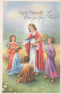 JESUS CHRIST Christianity Religion Vintage Postcard CPA #PKE146.A - Jésus