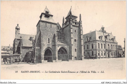 ABFP8-22-0687 - SAINT-BRIEUC - La Cathedrale Saint Etienne Et L'Hotel De Ville  - Saint-Brieuc