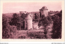 ABFP7-22-0570 - Vue Exterieure Des Ruines Du Chateau  - Lannion