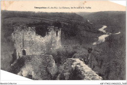 ABFP7-22-0549 - TONQUEDEC - Le Chateau-Les Ruines Et La Vallee  - Tonquédec