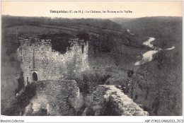 ABFP7-22-0543 - TONQUEDEC - Le Chateau -Les Ruines Et La Vallee  - Tonquédec