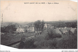 ABFP4-22-0347 - SAINT-JACUT-DE-LA-MER - Eglise Et Abbaye - Saint-Jacut-de-la-Mer