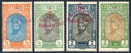 Ethiopia 175-177, 179 Hand-stamped, Hinged. Crowning Of Prince Tafari, 1928. - Ethiopie