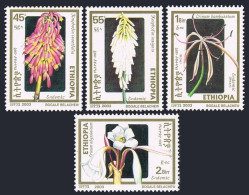 Ethiopia 1654-1657, MNH. Flowers 2003. Kniphofia Isoetfolia & Insignis,Crinum. - Ethiopië