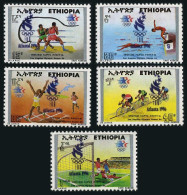 Ethiopia 1427-1431,MNH.Mi 1547-1551.Olympics Atlanta-1996.Boxing,Swimming,Soccer - Etiopía