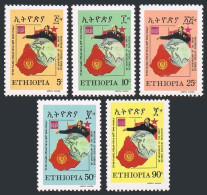 Ethiopia 859-863,MNH.Michel 965-969. Russian October Revolution,60th Ann.1977. - Ethiopië